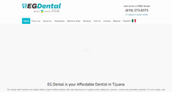 Desktop Screenshot of egdentalmex.com